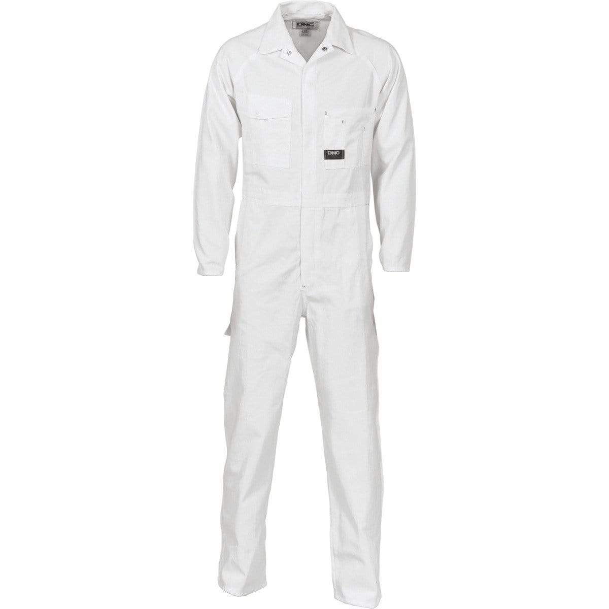 DNC Workwear Work Wear White / 77R DNC WORKWEAR Cotton Drill Coverall 3101